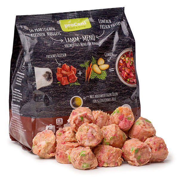 proCani Lamm Komplettmenü Nuggets 480g