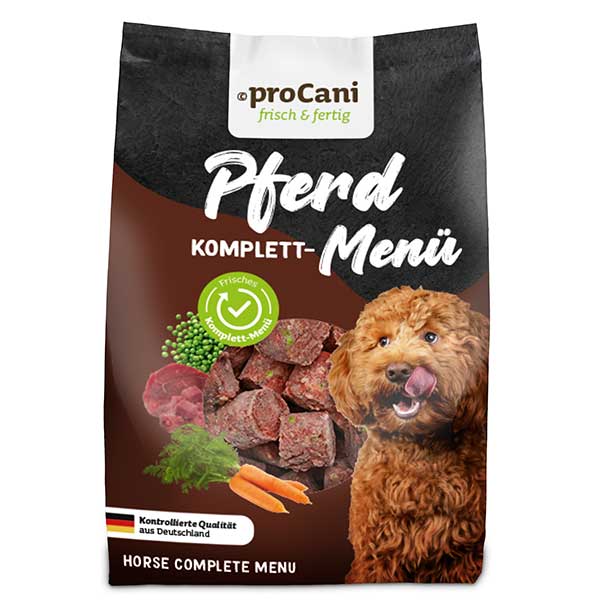 proCani Pferd-Menü-Nuggets - frisch & fertig